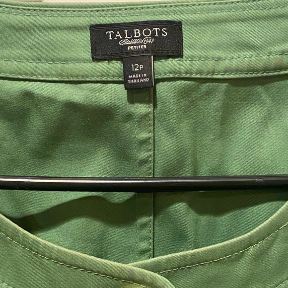 Talbots Green Ruffle Dress - Picture 4 of 6